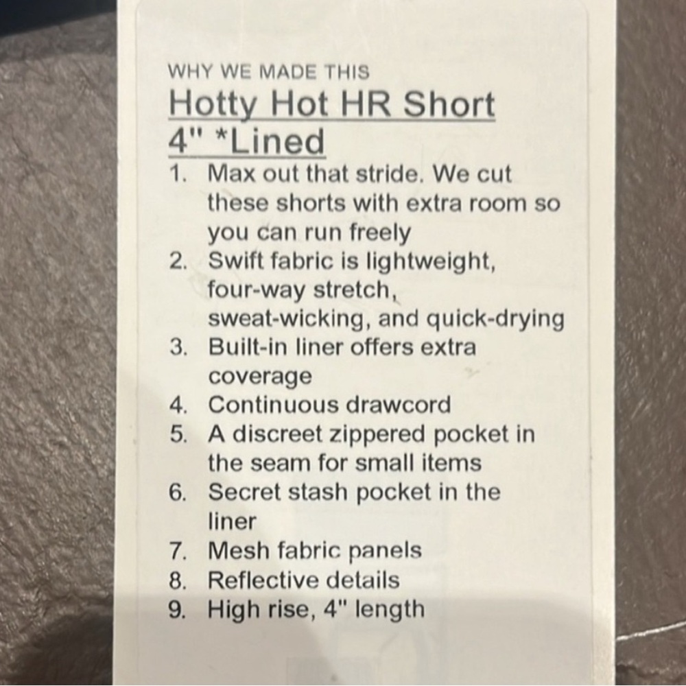 lululemon athletica Women's Blue Shorts - Picture 3 of 4